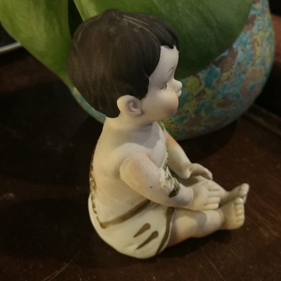 Bisque Porcelain Piano Baby Boy - Picture 4 of 8